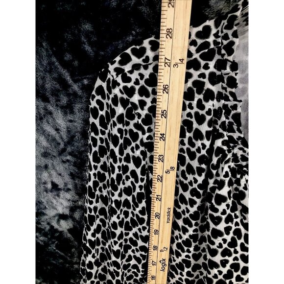 Carolina Belle Montreal Blouse Women’s Large Top Black And White Lined Shirt - Picture 12 of 14